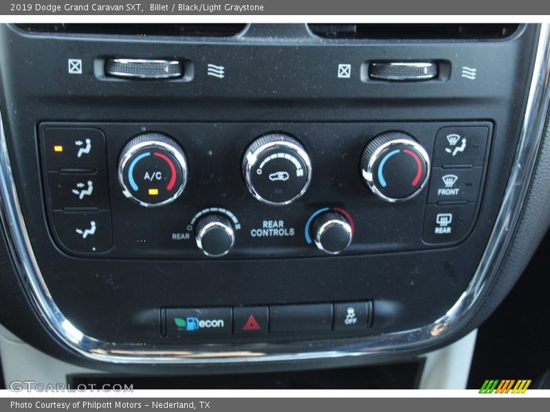 Billet / Black/Light Graystone 2019 Dodge Grand Caravan SXT