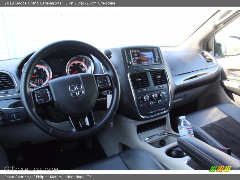 Billet / Black/Light Graystone 2019 Dodge Grand Caravan SXT