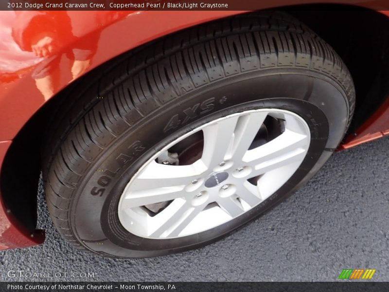 Copperhead Pearl / Black/Light Graystone 2012 Dodge Grand Caravan Crew