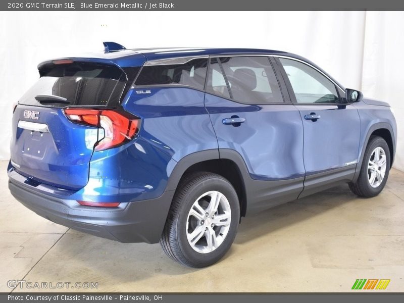 Blue Emerald Metallic / Jet Black 2020 GMC Terrain SLE