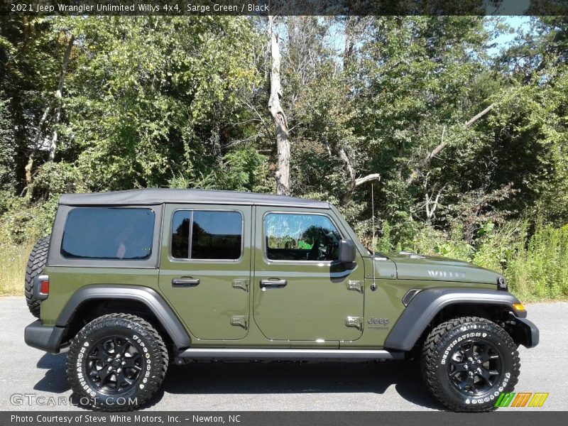  2021 Wrangler Unlimited Willys 4x4 Sarge Green
