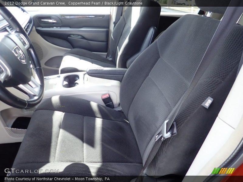 Copperhead Pearl / Black/Light Graystone 2012 Dodge Grand Caravan Crew