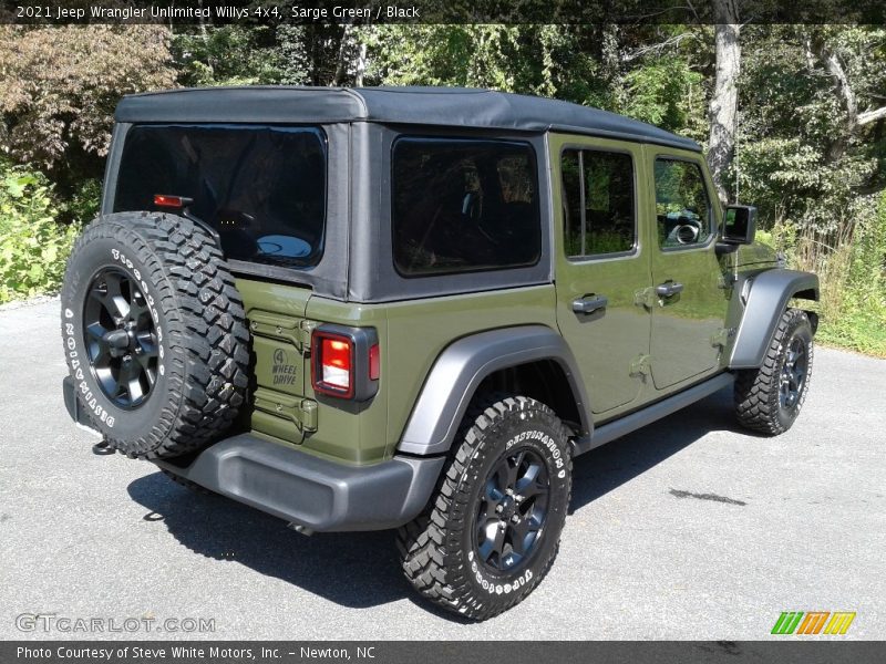 Sarge Green / Black 2021 Jeep Wrangler Unlimited Willys 4x4