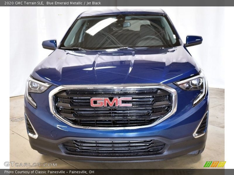 Blue Emerald Metallic / Jet Black 2020 GMC Terrain SLE