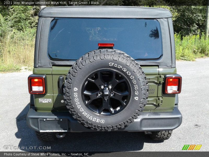 Sarge Green / Black 2021 Jeep Wrangler Unlimited Willys 4x4