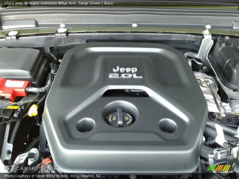  2021 Wrangler Unlimited Willys 4x4 Engine - 2.0 Liter Turbocharged DOHC 16-Valve VVT 4 Cylinder
