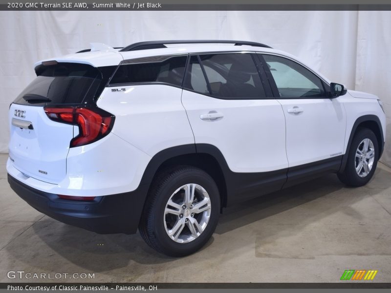 Summit White / Jet Black 2020 GMC Terrain SLE AWD