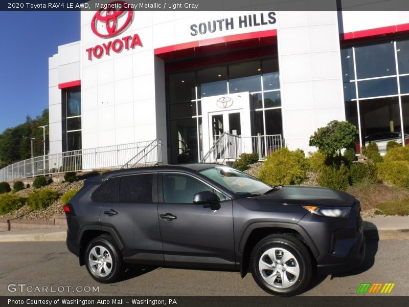 Magnetic Gray Metallic / Light Gray 2020 Toyota RAV4 LE AWD