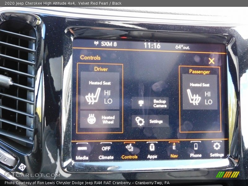 Velvet Red Pearl / Black 2020 Jeep Cherokee High Altitude 4x4