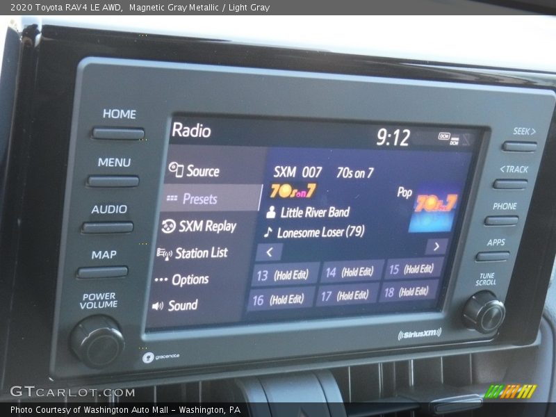 Magnetic Gray Metallic / Light Gray 2020 Toyota RAV4 LE AWD
