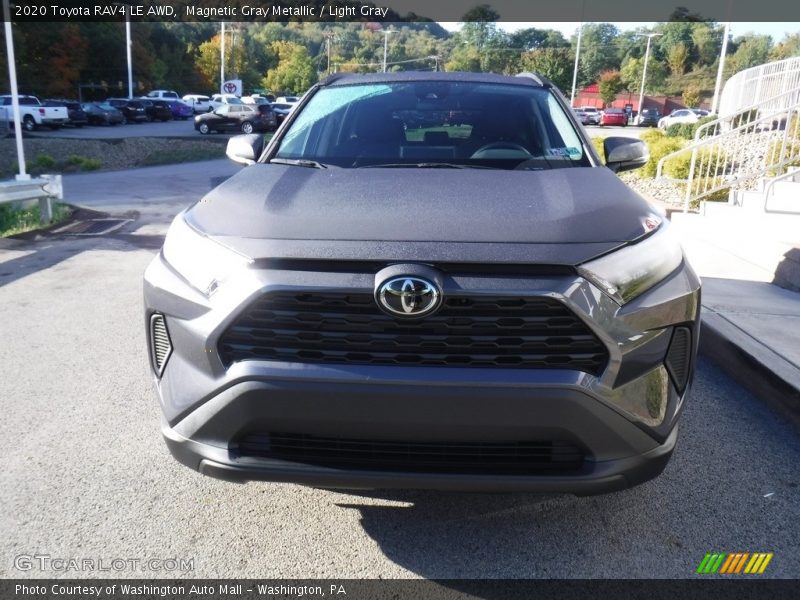 Magnetic Gray Metallic / Light Gray 2020 Toyota RAV4 LE AWD