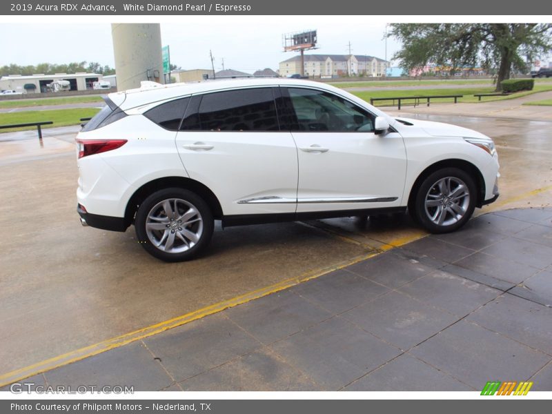 White Diamond Pearl / Espresso 2019 Acura RDX Advance