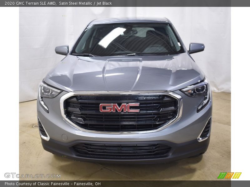 Satin Steel Metallic / Jet Black 2020 GMC Terrain SLE AWD