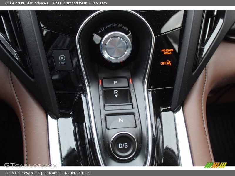 White Diamond Pearl / Espresso 2019 Acura RDX Advance