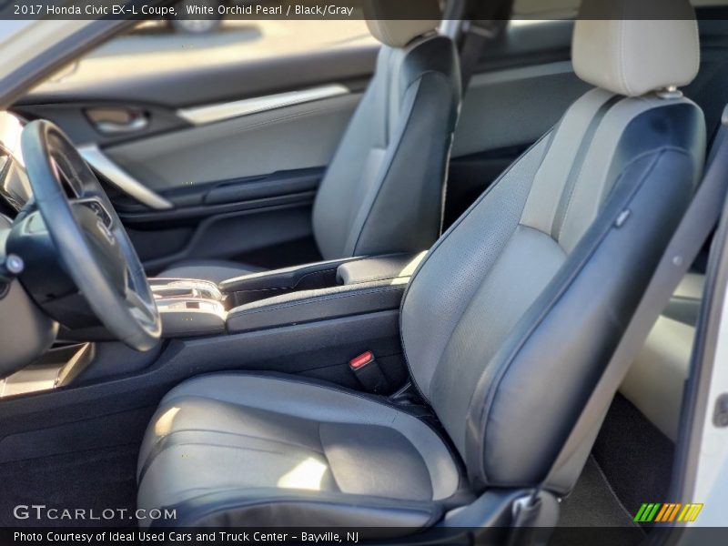 Front Seat of 2017 Civic EX-L Coupe