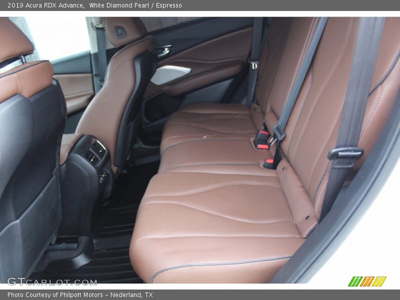 White Diamond Pearl / Espresso 2019 Acura RDX Advance