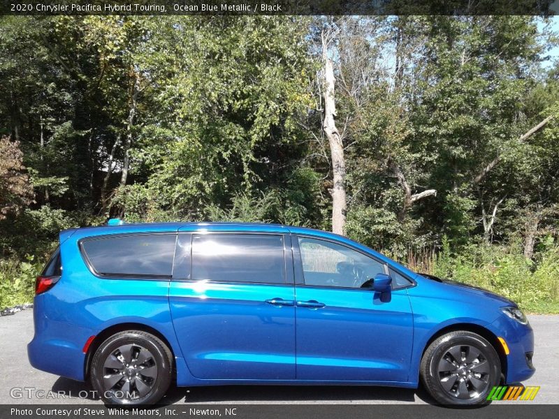 Ocean Blue Metallic / Black 2020 Chrysler Pacifica Hybrid Touring