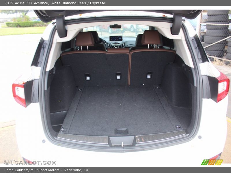 White Diamond Pearl / Espresso 2019 Acura RDX Advance