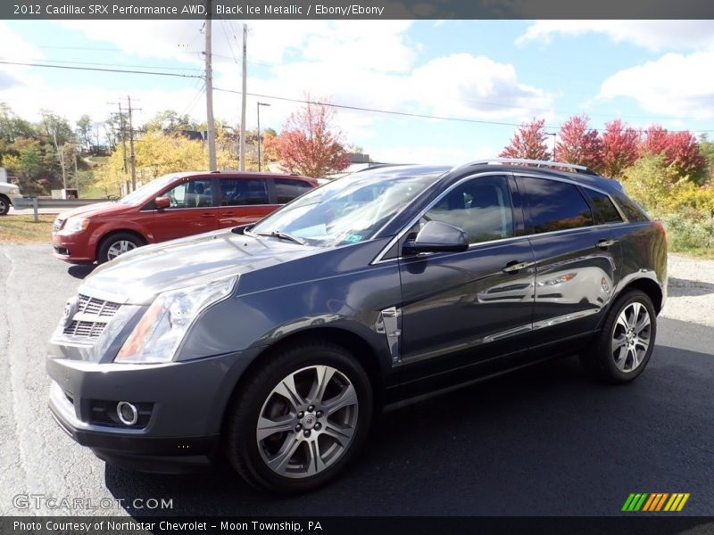 Black Ice Metallic / Ebony/Ebony 2012 Cadillac SRX Performance AWD