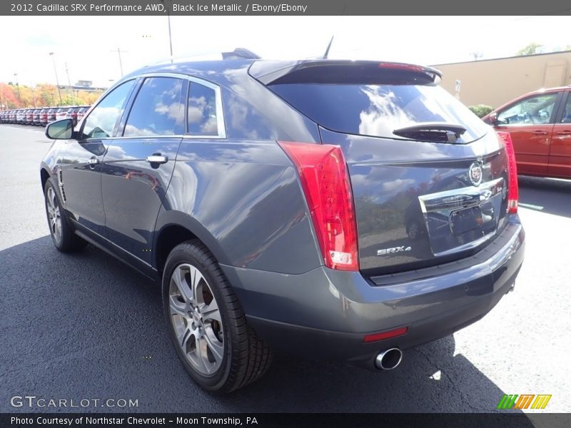 Black Ice Metallic / Ebony/Ebony 2012 Cadillac SRX Performance AWD