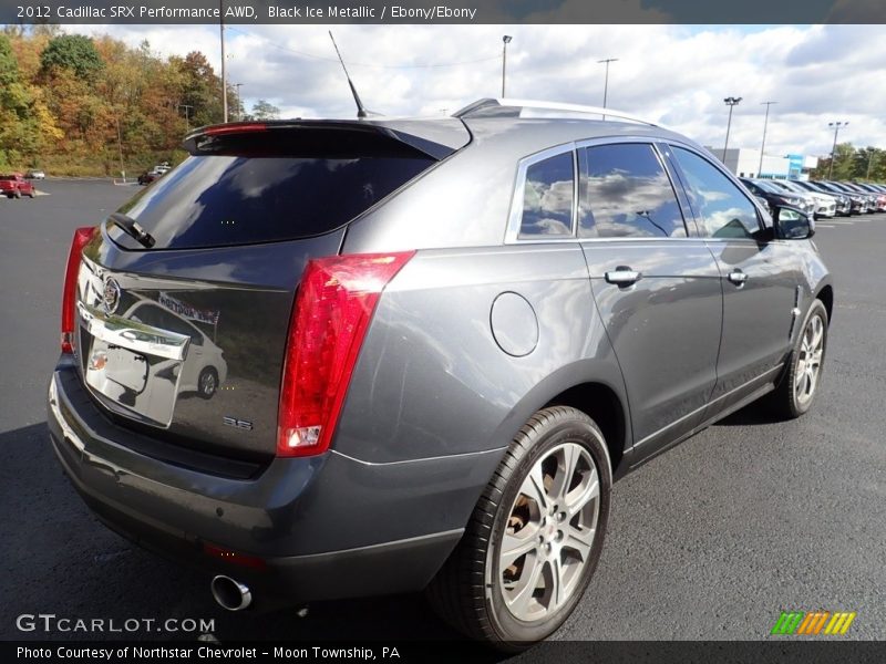 Black Ice Metallic / Ebony/Ebony 2012 Cadillac SRX Performance AWD
