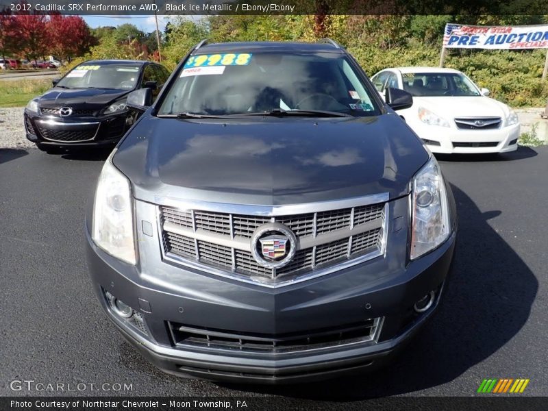 Black Ice Metallic / Ebony/Ebony 2012 Cadillac SRX Performance AWD