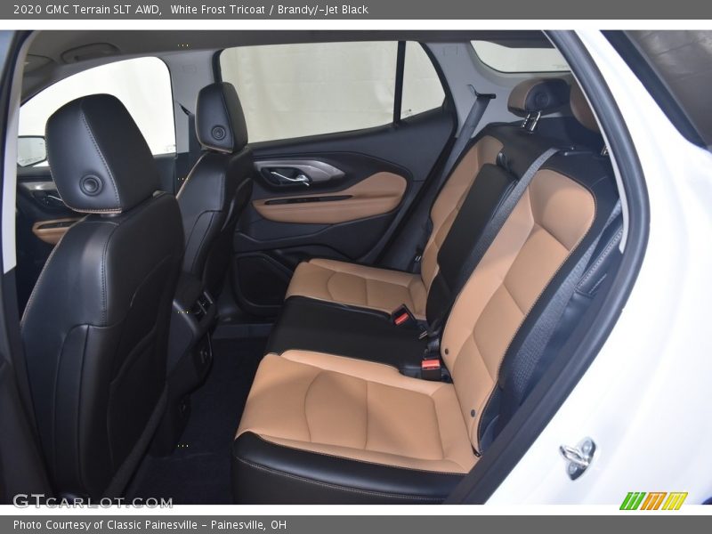 White Frost Tricoat / Brandy/­Jet Black 2020 GMC Terrain SLT AWD