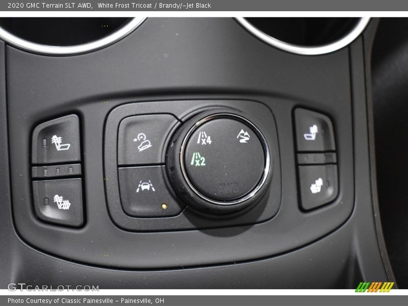 White Frost Tricoat / Brandy/­Jet Black 2020 GMC Terrain SLT AWD