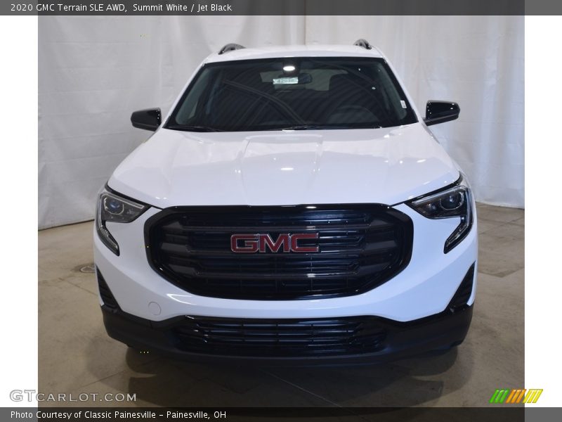 Summit White / Jet Black 2020 GMC Terrain SLE AWD