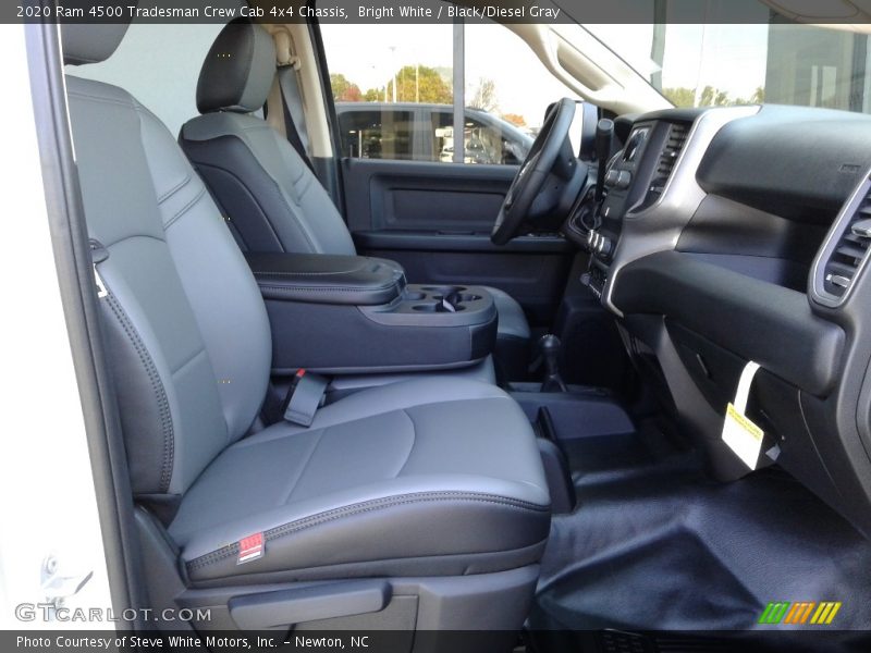 Bright White / Black/Diesel Gray 2020 Ram 4500 Tradesman Crew Cab 4x4 Chassis