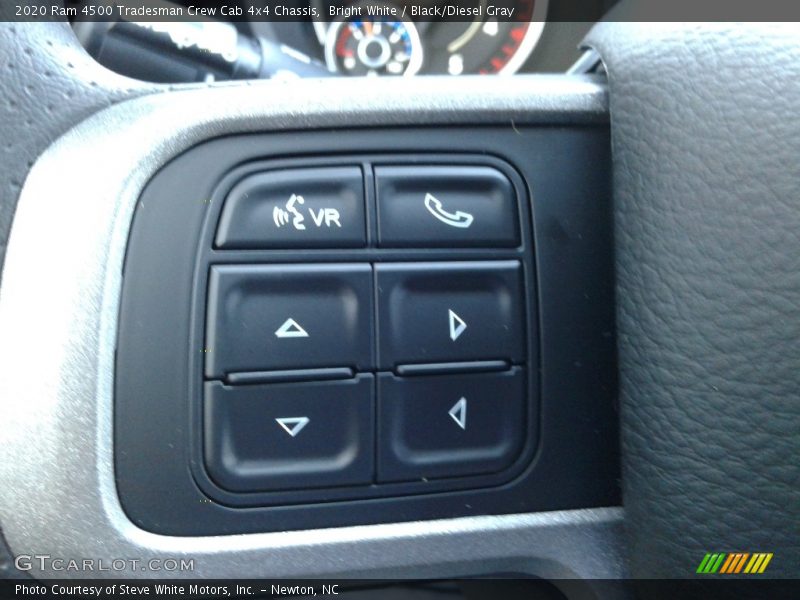 Bright White / Black/Diesel Gray 2020 Ram 4500 Tradesman Crew Cab 4x4 Chassis