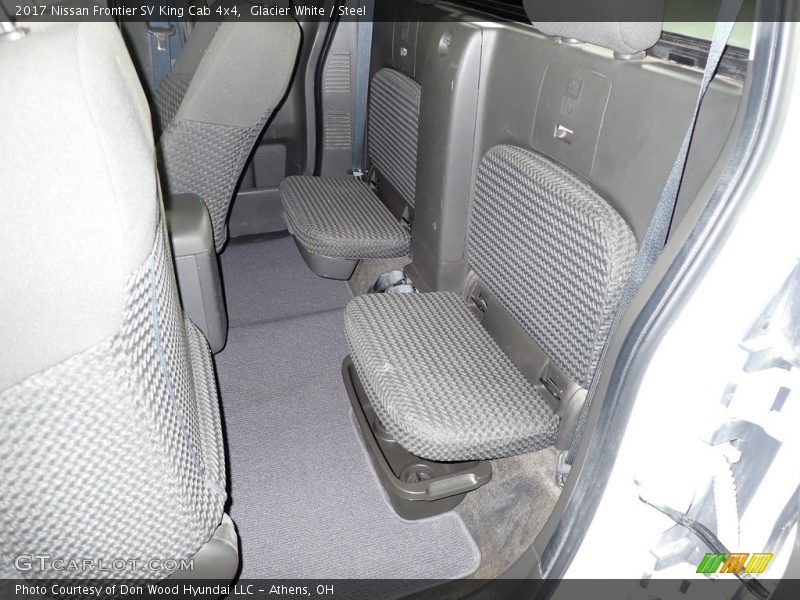 Rear Seat of 2017 Frontier SV King Cab 4x4