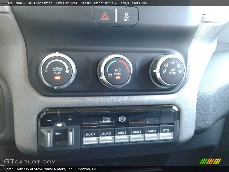 Bright White / Black/Diesel Gray 2020 Ram 4500 Tradesman Crew Cab 4x4 Chassis