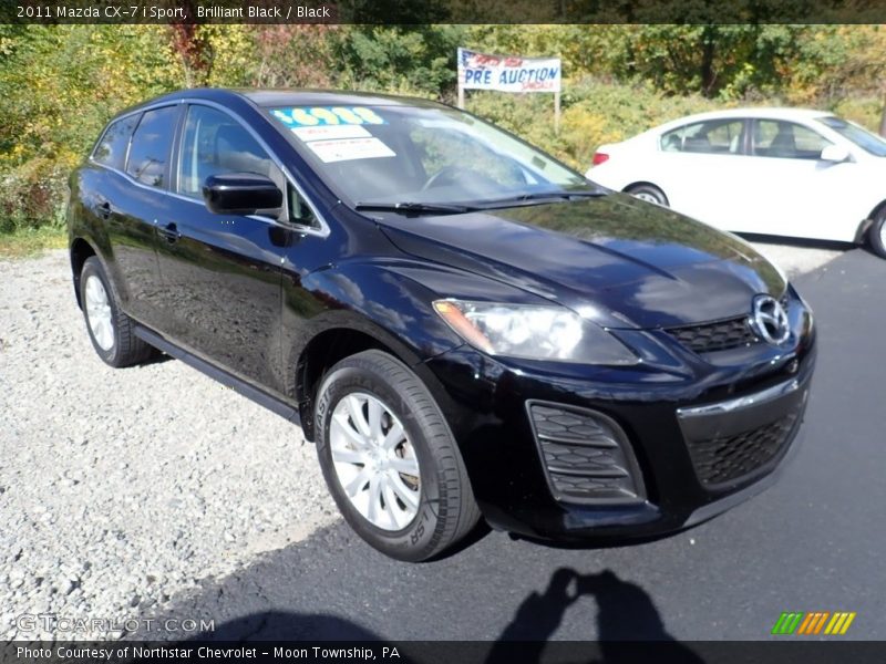 Brilliant Black / Black 2011 Mazda CX-7 i Sport