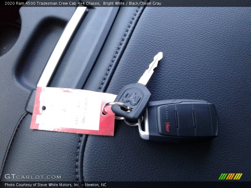Bright White / Black/Diesel Gray 2020 Ram 4500 Tradesman Crew Cab 4x4 Chassis