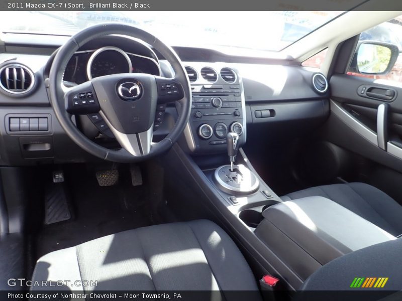 Brilliant Black / Black 2011 Mazda CX-7 i Sport