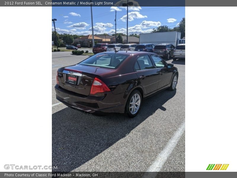 Cinnamon Metallic / Medium Light Stone 2012 Ford Fusion SEL