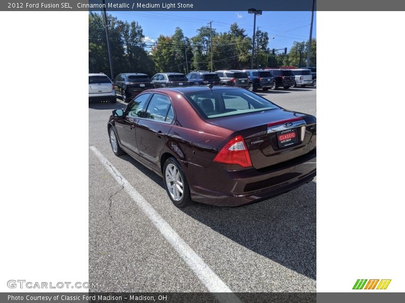 Cinnamon Metallic / Medium Light Stone 2012 Ford Fusion SEL