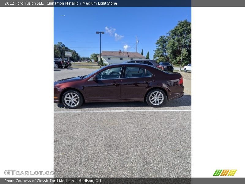 Cinnamon Metallic / Medium Light Stone 2012 Ford Fusion SEL