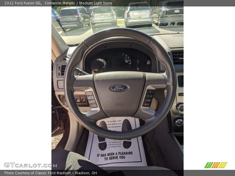 Cinnamon Metallic / Medium Light Stone 2012 Ford Fusion SEL