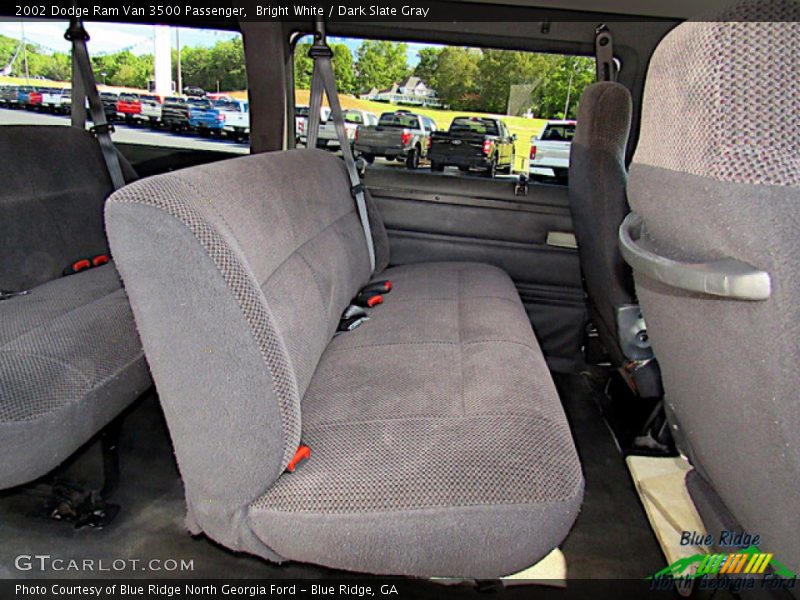 Bright White / Dark Slate Gray 2002 Dodge Ram Van 3500 Passenger