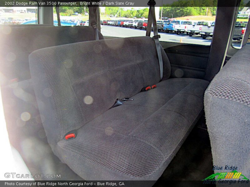 Bright White / Dark Slate Gray 2002 Dodge Ram Van 3500 Passenger