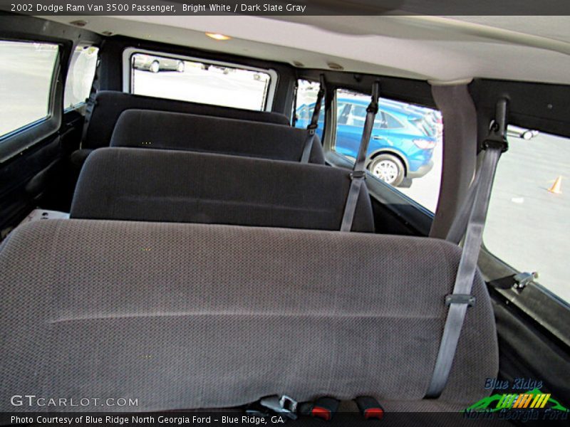 Bright White / Dark Slate Gray 2002 Dodge Ram Van 3500 Passenger