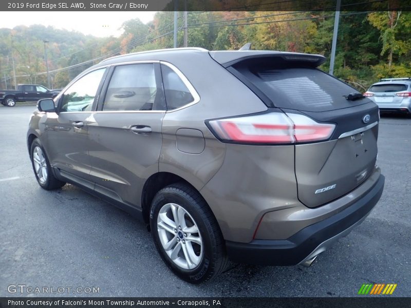 Stone Gray / Ebony 2019 Ford Edge SEL AWD