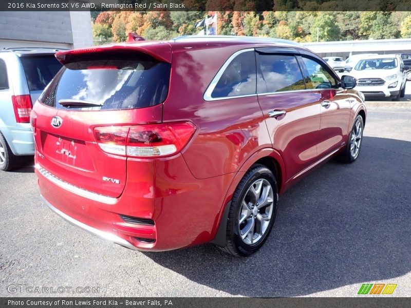 Remington Red / Satin Black 2016 Kia Sorento SX V6 AWD
