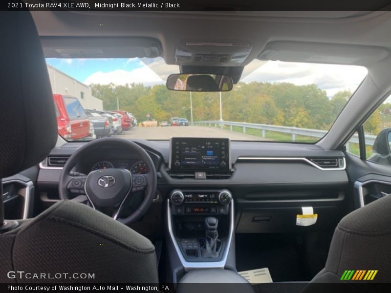 Midnight Black Metallic / Black 2021 Toyota RAV4 XLE AWD