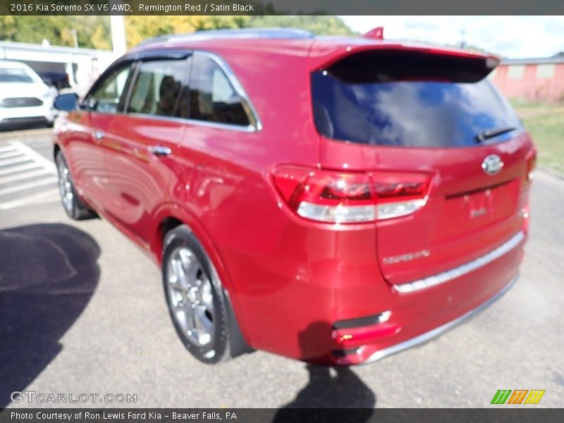 Remington Red / Satin Black 2016 Kia Sorento SX V6 AWD