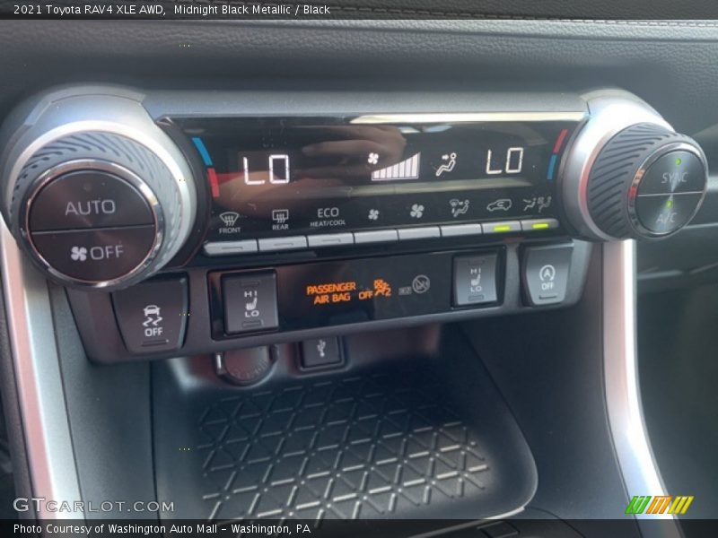 Midnight Black Metallic / Black 2021 Toyota RAV4 XLE AWD