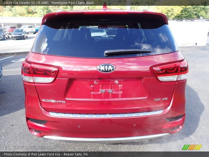 Remington Red / Satin Black 2016 Kia Sorento SX V6 AWD