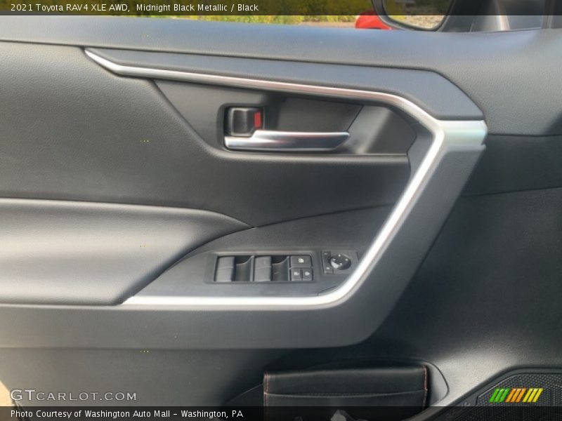 Midnight Black Metallic / Black 2021 Toyota RAV4 XLE AWD